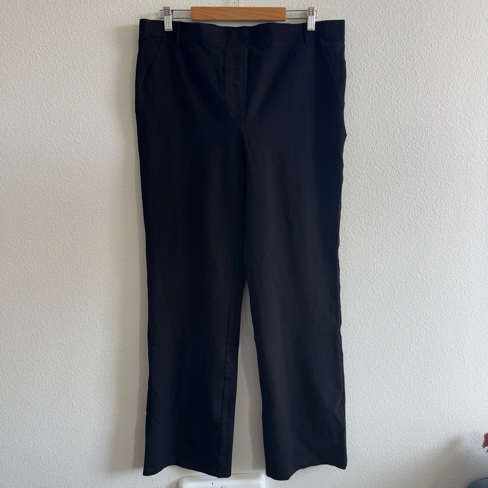 Quince Black Straight-Leg Pants - Picture 4 of 12
